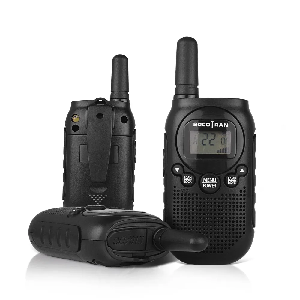 2 шт Мини рация детская радиостанция без лицензии FRS/GMRS 0,5 W 22CH VOX двухстороннее радио с перезаряжаемой литий-ионной батареей