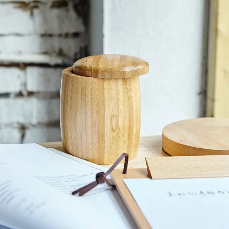 Креативный бамбуковый ящик для хранения закусок/чая натуральный экологически