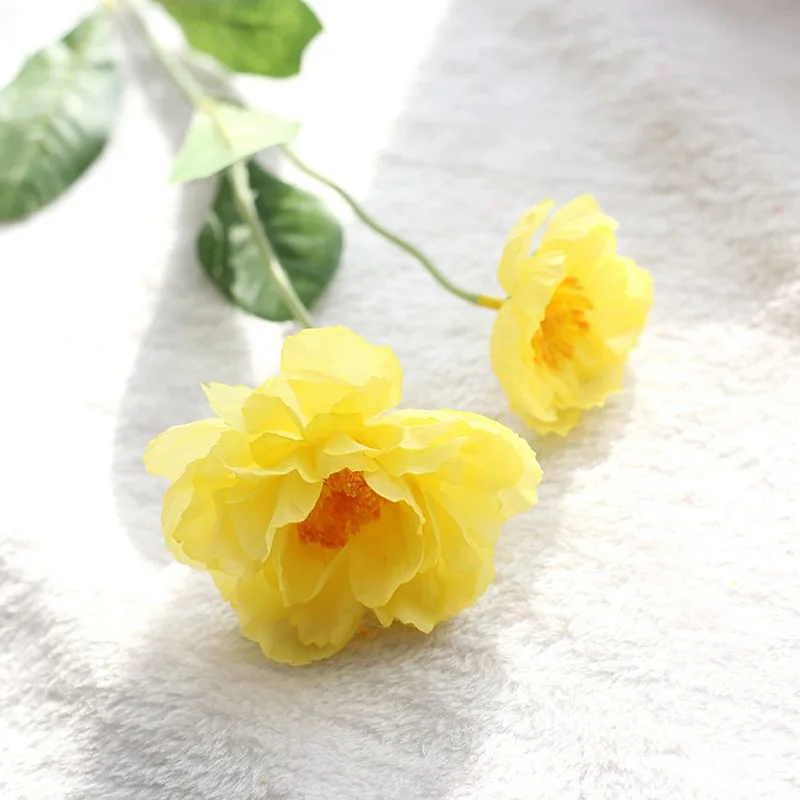 2 шт Цветок голова имитация розмарина Поппи искусственный цветок Свадебная