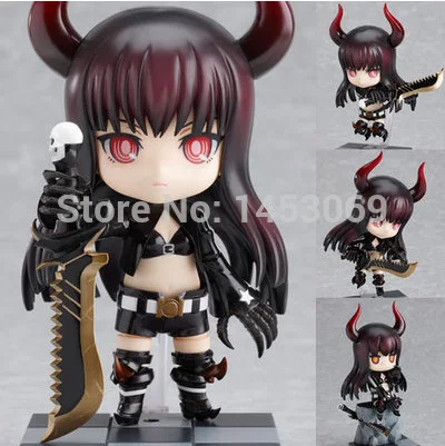 Аниме Черный Рок Шутер черненый Хацунэ#145 Q версия Nendoroid ПВХ фигурка Коллекционная модель игрушки куклы