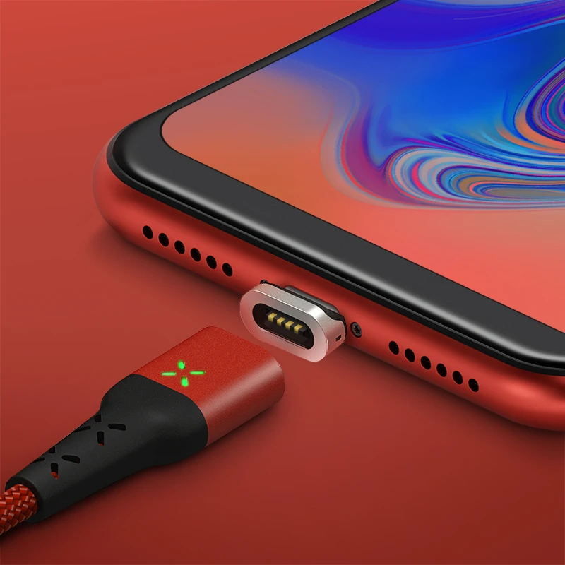 Магнитный кабель Overfly Micro USB C магнитный для зарядки и передачи данных usb type