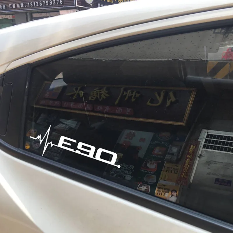 2 шт./лот M power performance E28 E30 E34 E36 E39 E46 E60 E61 E62 E90 E91 E92 логотип автомобиля наклейка на окна