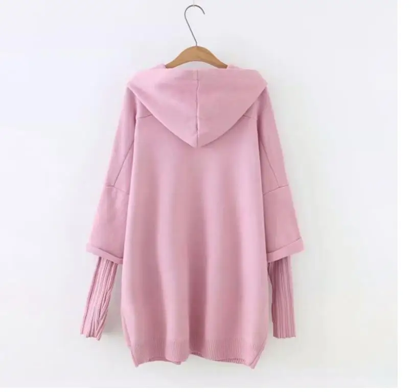

Double fake hooded sweater