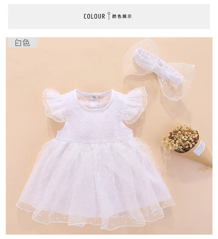 summer newborn baby dress princess style red white cotton lace baby dress wedding baptism baby clothes for baby birthday party
