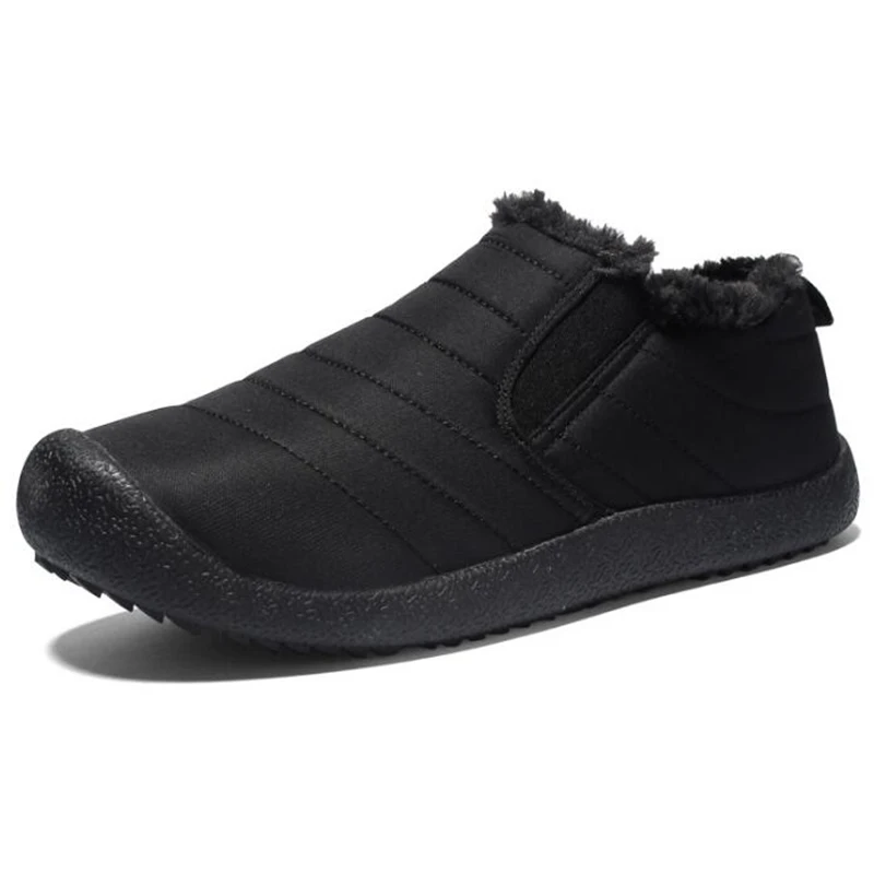 Black2 COVOYYAR/Лидер продаж года; женские зимние ботинки; теплая зимняя обувь на меху для пары; ботильоны на холодную погоду; водонепроницаемая обувь унисекс; большие размеры; WBS917 - Цвет: Black2