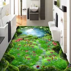 3D обои лесные дорожки Сказка 3D напольная плитка фрески детская спальня гостиная коридоры ПВХ водонепроницаемая одежда Настенные обои