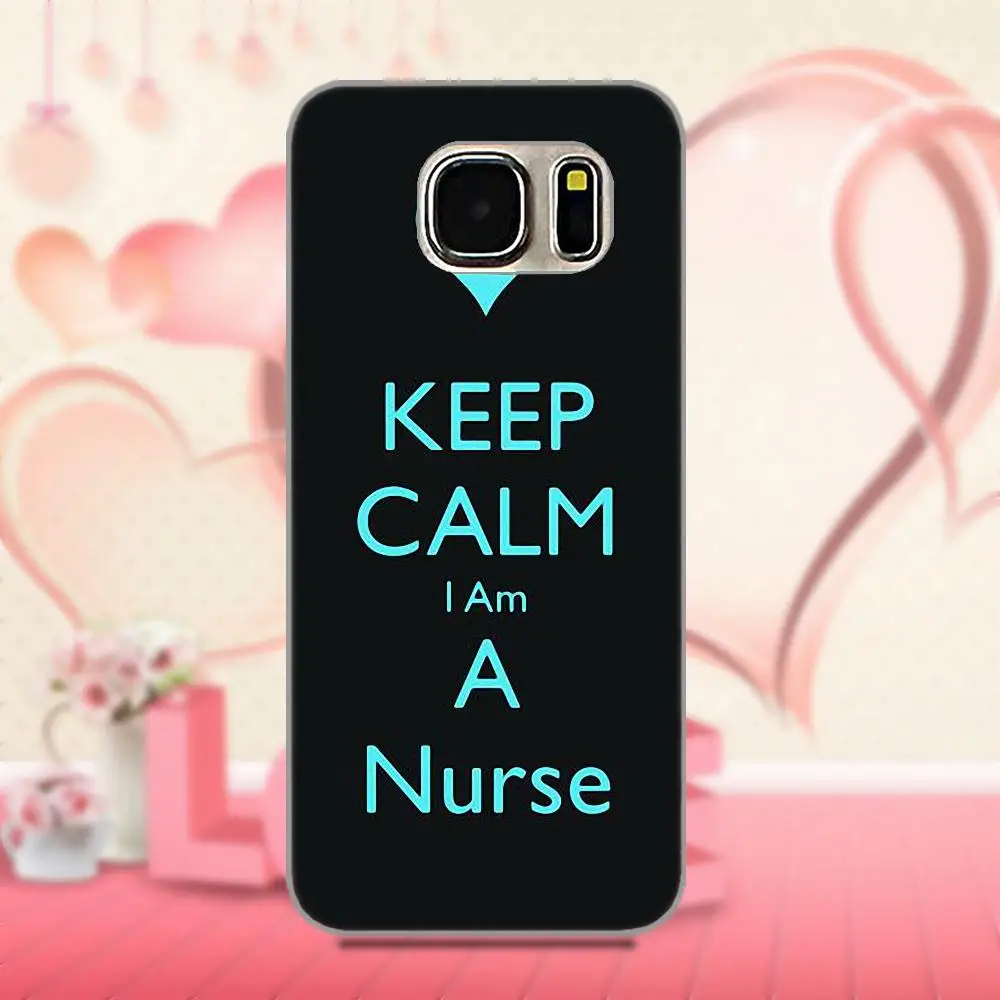 Oedmeb Keep Calm I'm A медсестра ТПУ телефон для Apple iPhone 4 4S 5 5C 5S SE 6 6S 7 8 Plus X LG G3 G4 G5 G6 K4 K7 K8 K10