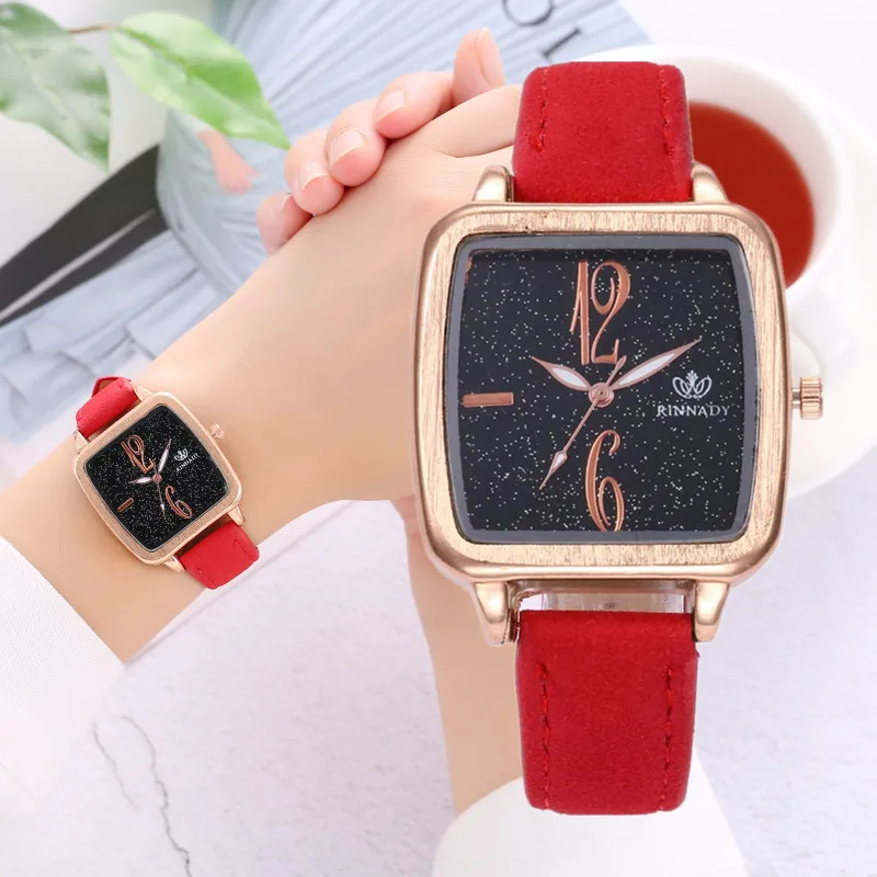 Relogio feminino 2019 Women Watches Starry sky Leather Bracelet Quartz Wristwatches Ladies Clock Gift bayan kol saati | Наручные часы