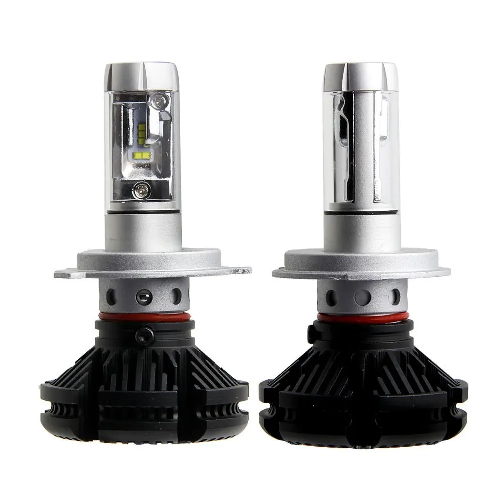 

Pair Super Bright H4 LED High/Low Lights Compact Car Headlight 80W Super Bright 9000LM Auto Headlamps For Kia Rio car model