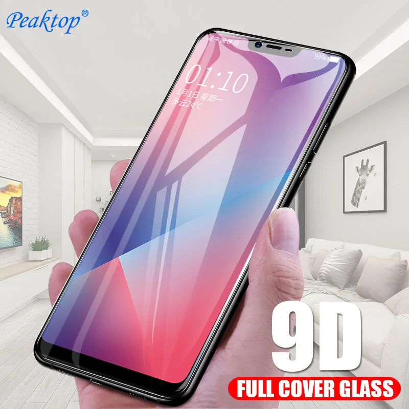 2 шт. 9D Edge стекло для OPPO A5 A3S A3 oppo AX5 C1 F7 F5 F3 F1S защитное Realme Pro Realme2 защита