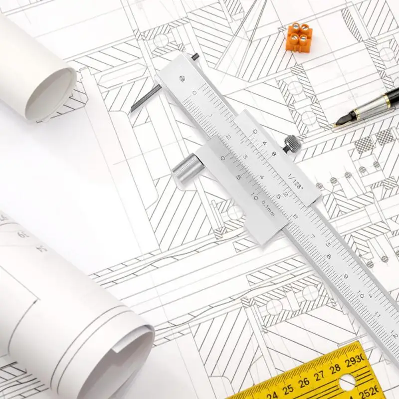 Штангенциркуль с нониусом из нержавеющей стали 0-200 мм | Инструменты