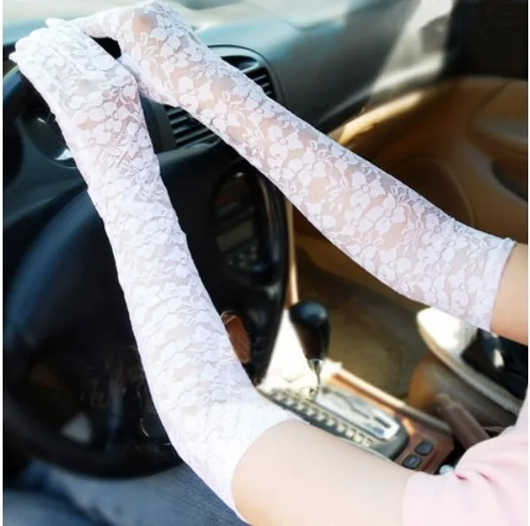 5 цветов сексуальные женские кружевные перчатки варежки вечерние аксессуары УФ