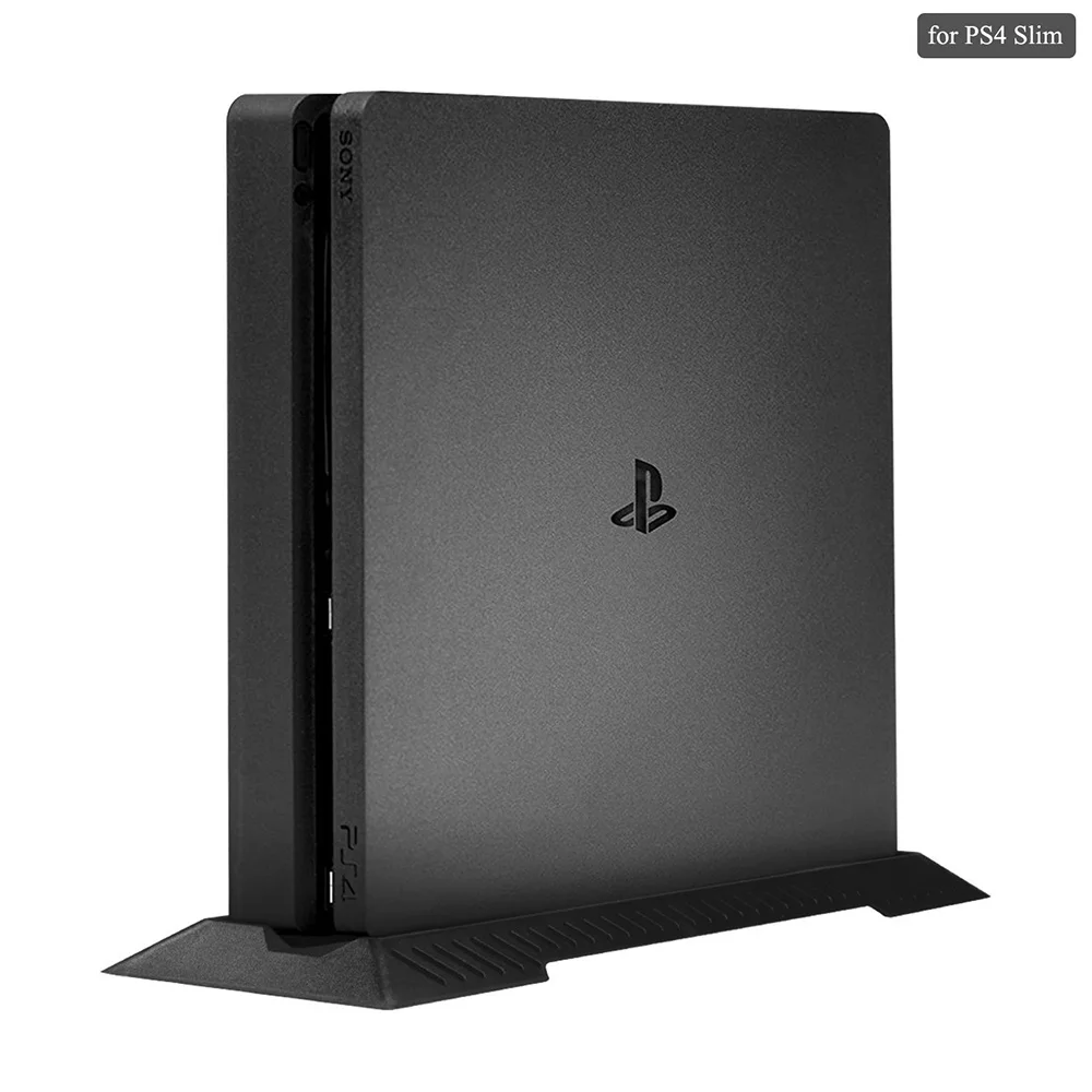 Вертикальная подставка для PS4 Slim встроенные Охлаждающие отверстия и Нескользящие ножки для Playstation 4 Slim Игровая консоль крепление для док-станции