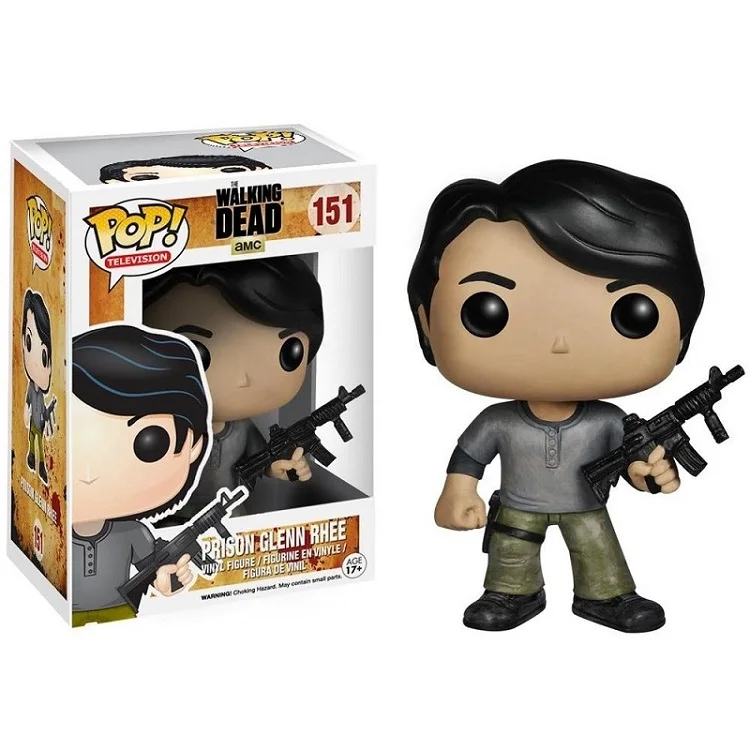 151 PRISON FUNKO pop The Walking Dead NEGAN CARL MICHONNE модель Фигурка Коллекционная модель игрушки для подарка - Цвет: 151 PRISON