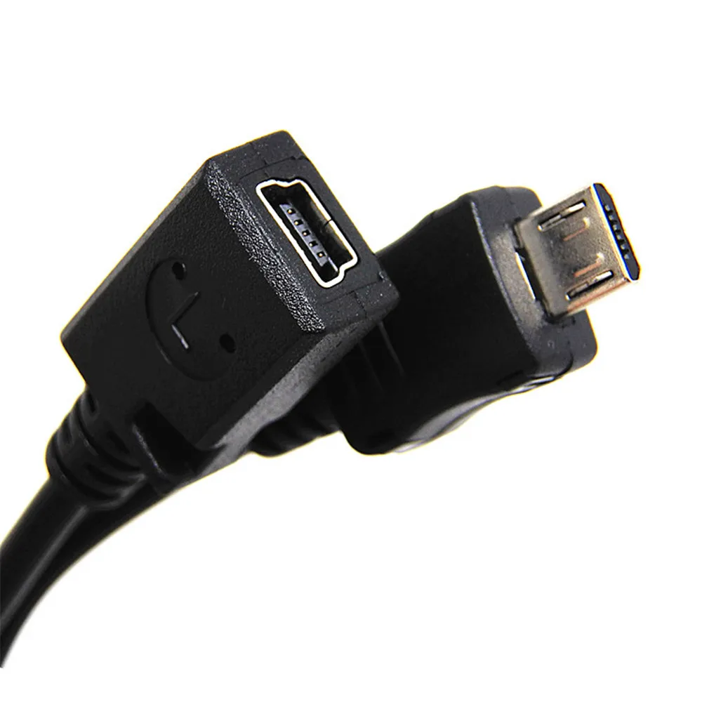 Кабель адаптер Micro USB Male Mini Female для телефонов MP3 0 1 м|adapter cable|usb female adaptermini usb adapter |