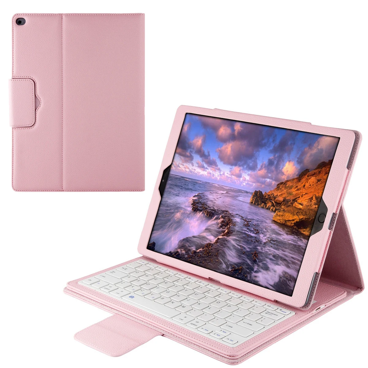 Для iPad Pro 12,9 Чехол Съемный беспроводной Bluetooth клавиатура Флип Стенд PU кожаный чехол для iPad Pro 12,9 дюймов