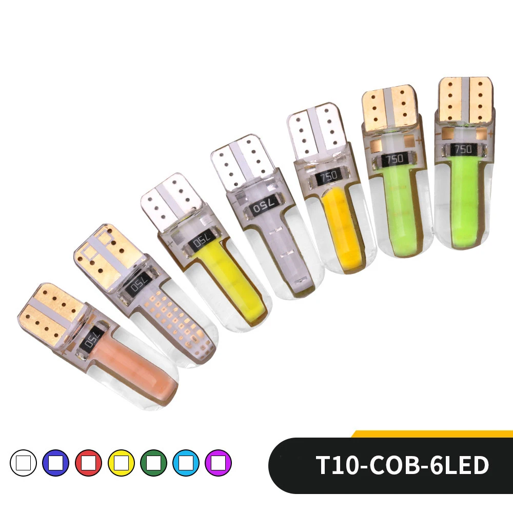 1 шт. T10 6SMD светодиодный автомобильный светильник автомобильная клиновидная