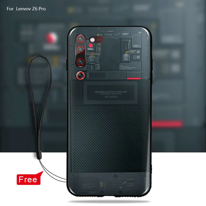 Чехол для Lenovo Z6 Pro Z6Pro довольно интересный силиконовый мягкий чехол Lite |