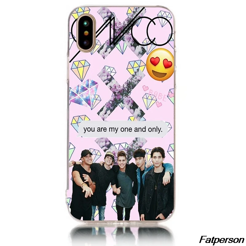 Латинский мужской комбинированный жесткий прозрачный чехол CNCO для Apple iPhone X 8 8plus 7