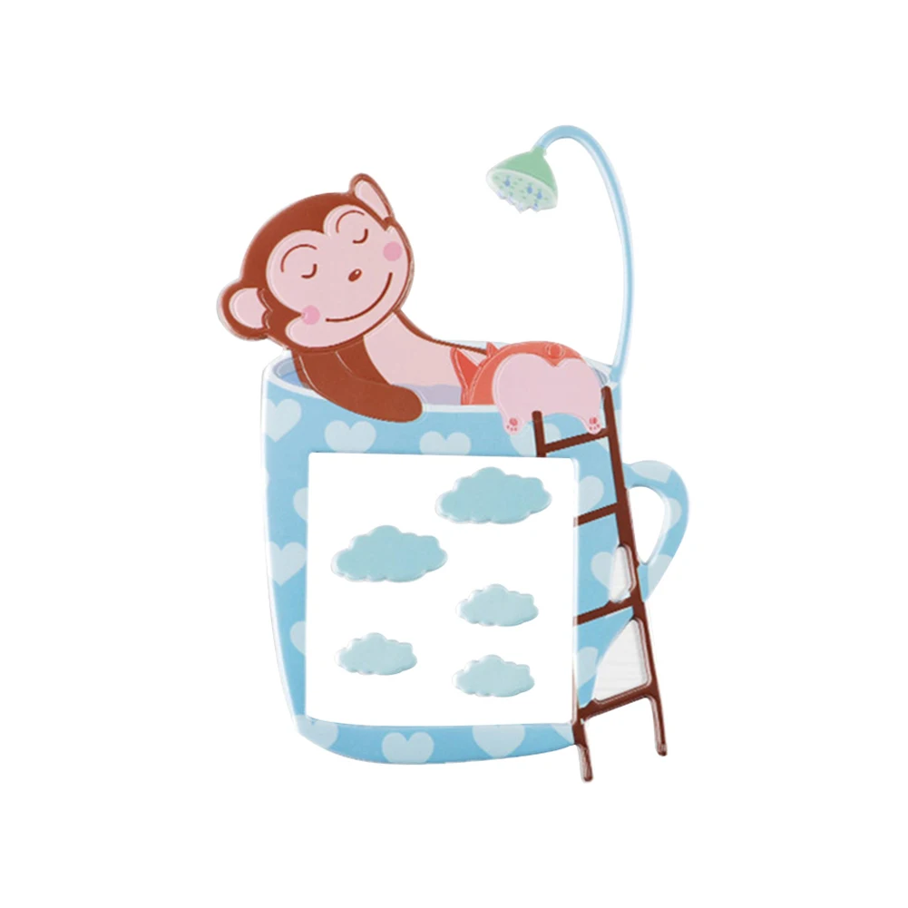 45 # мультяшная обезьянка водонепроницаемая кнопка переключения крепкая наклейка