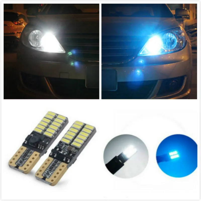 2x Canbus T10 Светодиодная автомобильная лампа заднего сигнала для Focus 2 3 4 1 Fiesta Fusion mondeo
