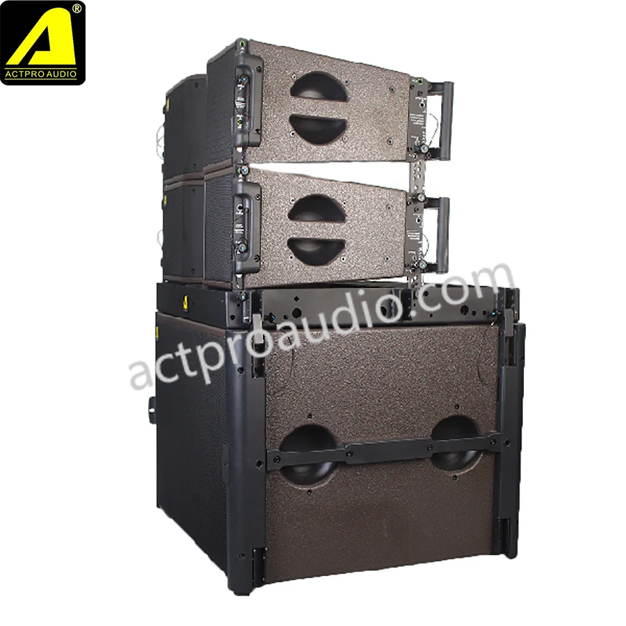 Профессиональный аудио пассивный динамик линейного массива Системы KR208 двойной 8