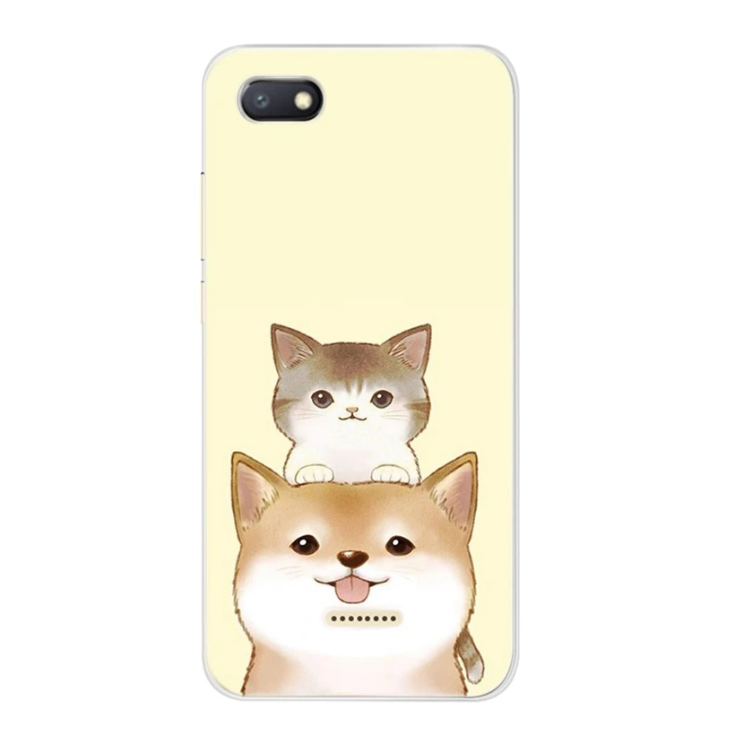 Case for Xiaomi Redmi 6A 4X Note 3 Mi A1 4 Pro 4A 5 6 pro 5A Cat Cover Silicone Phone Tpu Funda Coque E193 |