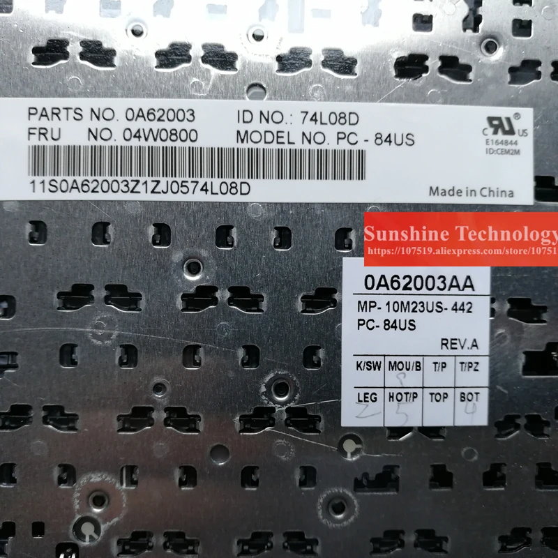 Новая клавиатура для ноутбука IBM E420 E425 E420S E320 E325 S420 дизайн US FRU NO.0420800 | Компьютеры и