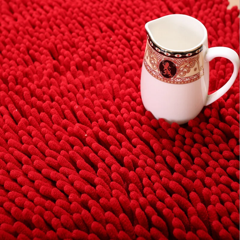 Коврик плюшевый из микрофибры впитывающий Мягкий Нескользящий для кухни