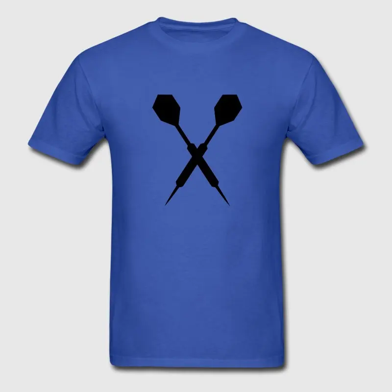 Новая мода футболка для Для мужчин Homme Dart футболки одноцветное круглый вырез