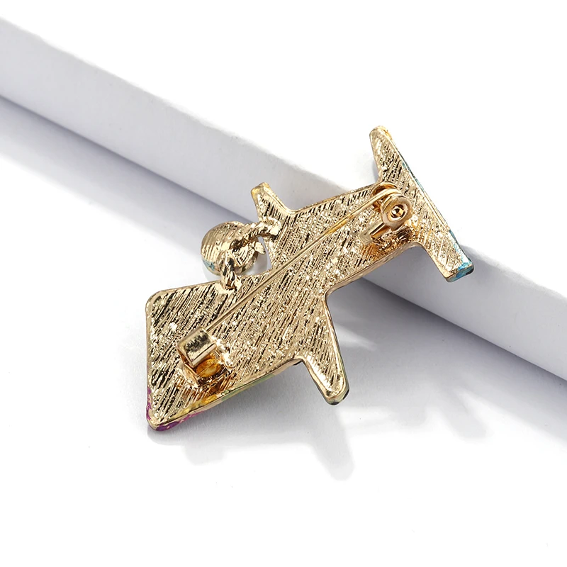 Женские разноцветные Броши ALLYES с кристаллами для собак металлическая