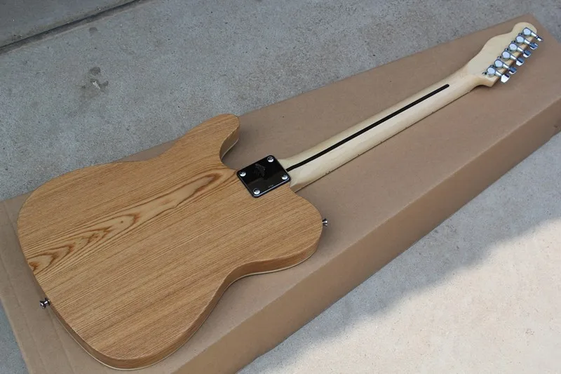 Оптовая продажа с фабрики пепельная деревянная цветная электрогитара белой