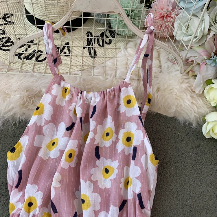 ALPHALMODA летнее платье с цветочным принтом платье на бретельках платье для отдыха на пляже Для женщин моды курорт представительского класса, Цветочный Принт Vestidos