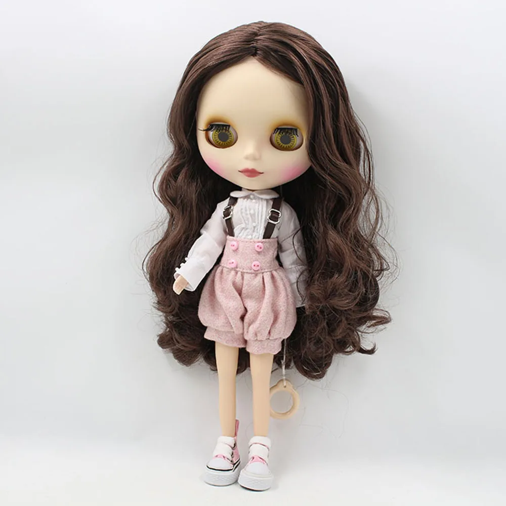 Одежда для кукол BLYTH ICY DBS платье юбка брюки на подтяжках подходит 1/6 обычное