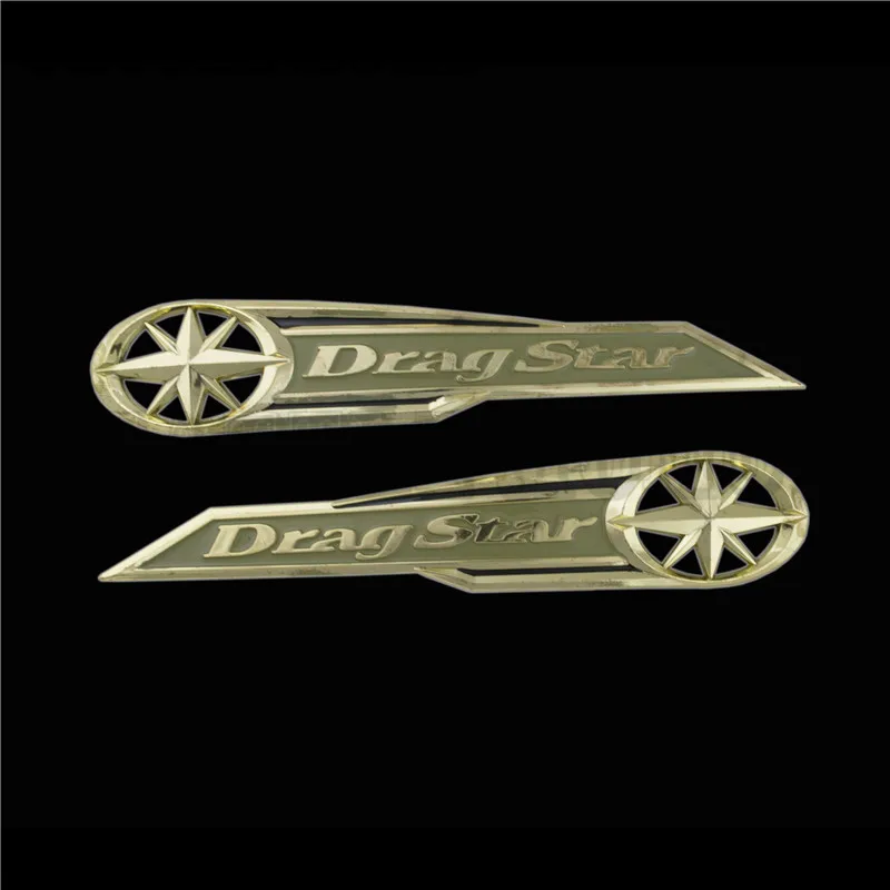 Наклейки для Yamaha Vstar XVS XV 400 650 серебристый и золотой цвет|sticker for yamaha|tank badgesfor yamaha |