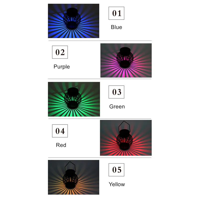 Zpaa открытый Портативный Солнечный ся Фонари Утюг Тыквы Праздник Хэллоуин фонари