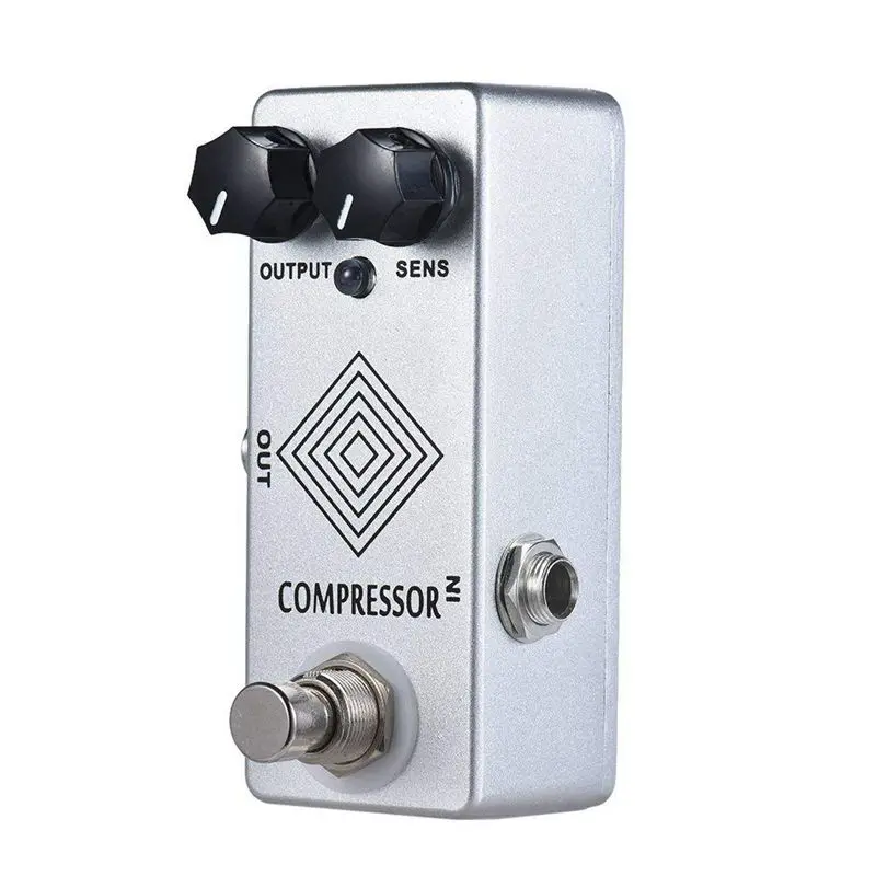 MOSKY электрическая гитара Динамический Компрессор педаль эффектов полностью