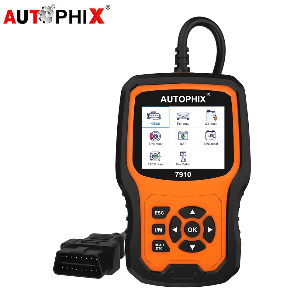 Автосканер Autophix 7910 OBD2 OBDII полный диагностический инструмент для системы