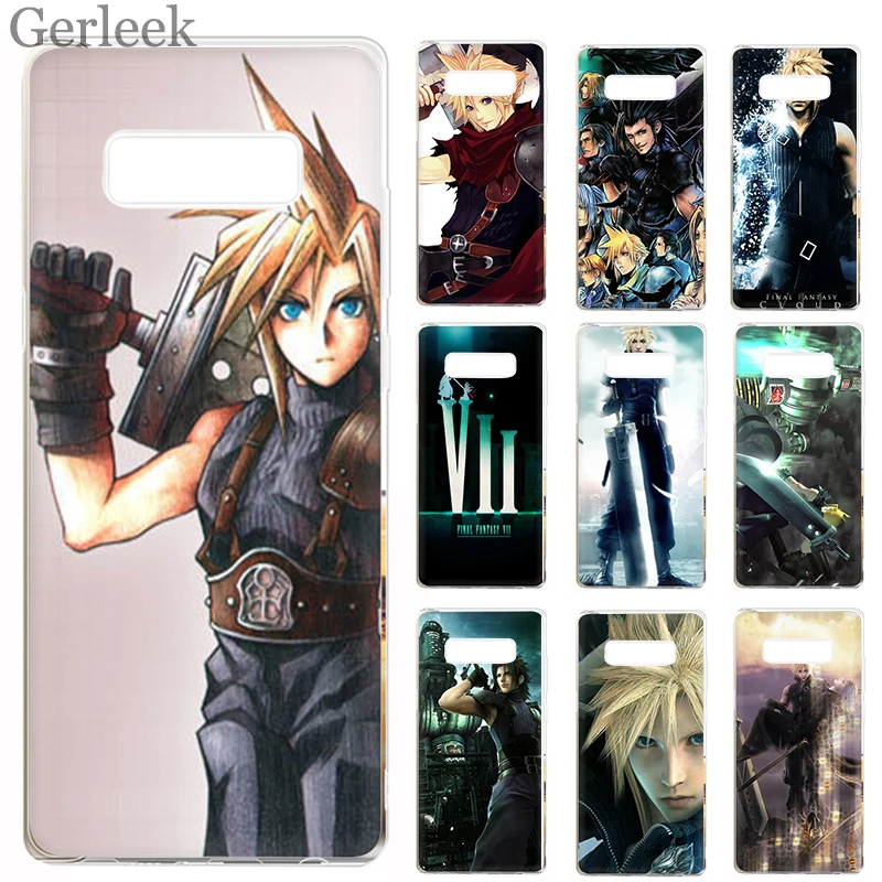 Final Fantasy VII FF7 чехол для телефона Samsung Galaxy S7 Edge S8 S9 Plus Note 8 9|Чехлы-накладки| |
