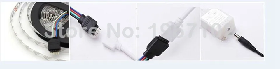 10 комплектов RGB Светодиодные ленты 5 м 300 светодио дный 3528 SMD 12 В 2A Мощность адаптер 24Key ИК-пульт гибкие светодиодные светодио дный ленты лампы для дома