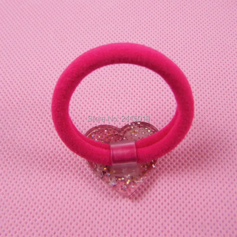 Бесплатная доставка недорогие разноцветные блестящие резинки для волос с