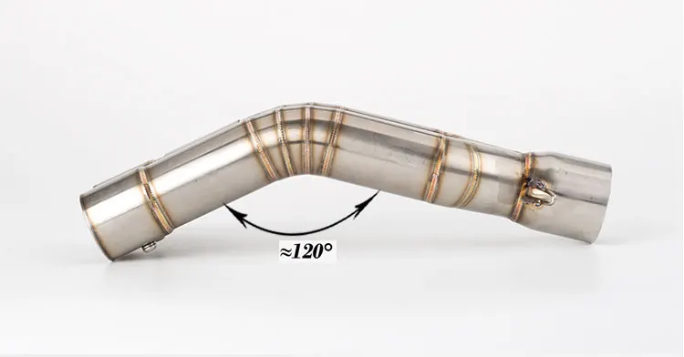 Детали мотоцикла RACELEO выхлопная труба глушитель двойной Выпускной для Kawasaki Z800 Z900