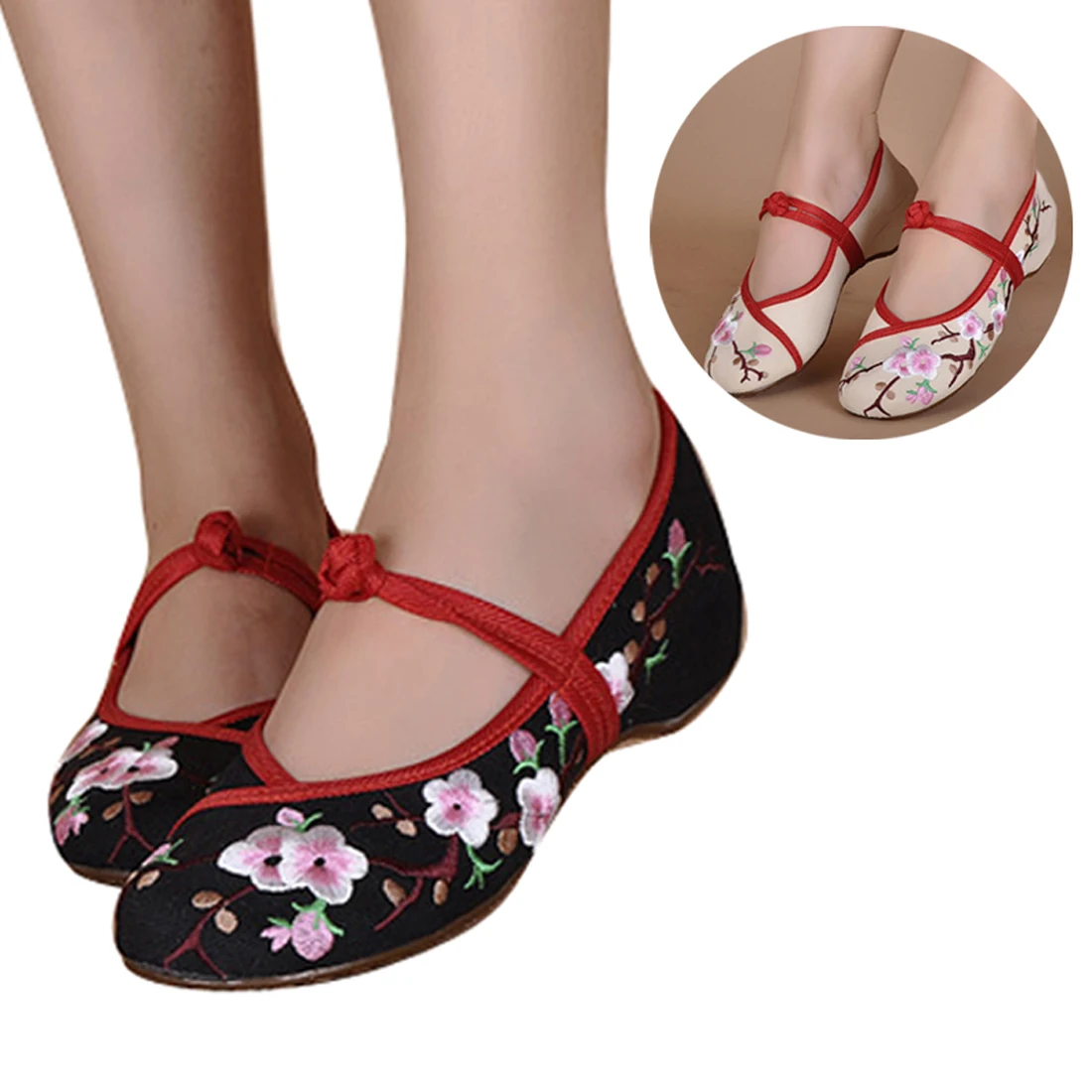 GAORUI/Новинка обувь с вышивкой в китайском стиле дышащая удобная мягкая