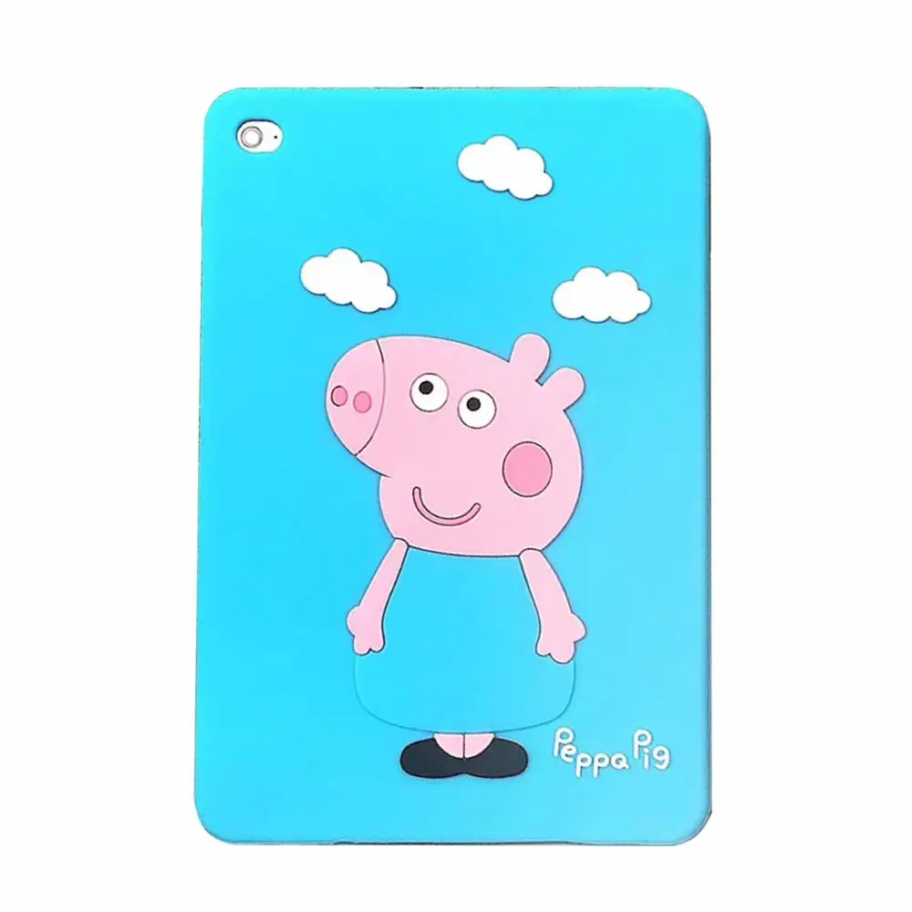 For iPad 9.7 2018 Мягкий силиконовый чехол для задней панели Чехол для iPad 9,7 Pro 9,7 10,5 Планшет милый колышек чехол Обложка для iPad 2/3/4/iPad воздуха 1 2 Mini 1 2 3 4 Funda - Цвет: For iPad 9.7 2018