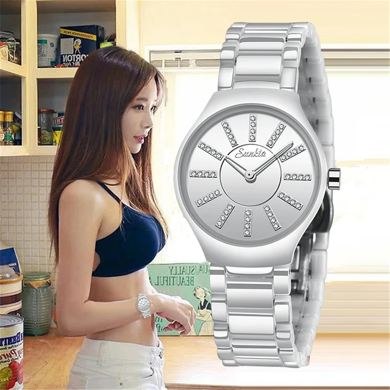 2021New Brand  Bracelet Watches Women Luxury Crystal Dress Wrist watches Clock Women's Fashion Casual Quartz Watch Reloj Mujer enlarge
