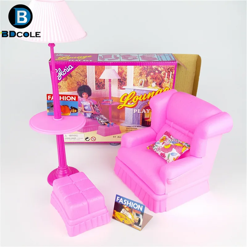 Игровой Набор Lounge Play в гостиную ролевые игрушки для кукольного дома Барби том