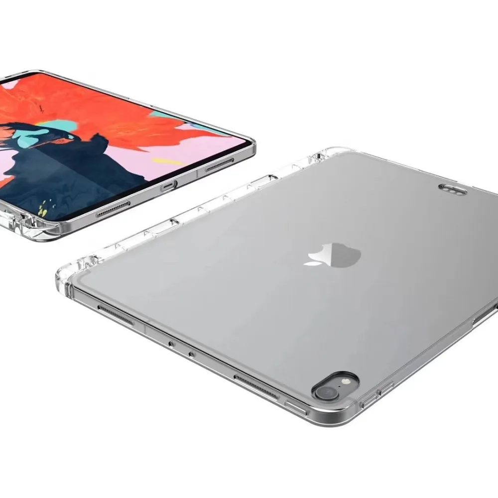 Для нового ipad pro 11 дюймов защитный чехол TPU кристально прозрачный мягкий для