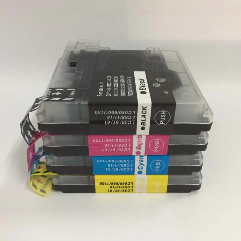 Vilaxh для Brother LC38 lc67 чернильный картридж совместимый DCP J140W J145C 165C 185C 195C|Чернильные