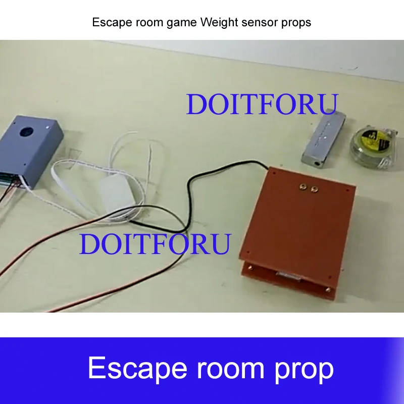

Escape room prop Weight Sensor Prop put the object with correct weight on the sensor to open 12V magnet lock secret chamber room