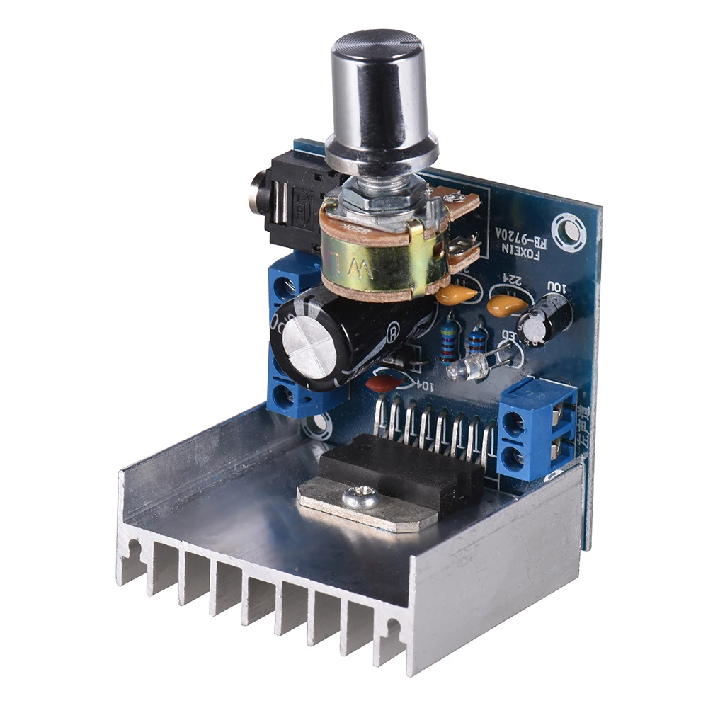 Стерео усилитель звука 2.0 модуль 35W + 15W выход двухканальный мини-усилитель с DIY схемой и радиатором.